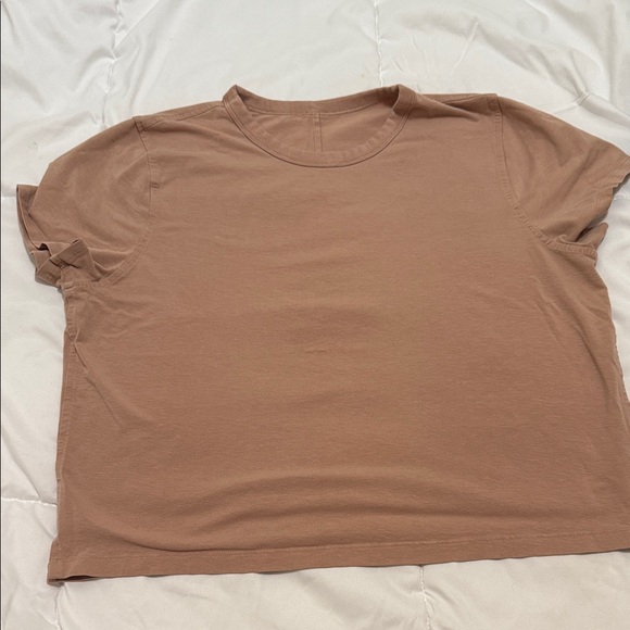 lululemon athletica Tops - lululemon athletica Short Sleeve Tee in Warm Brown